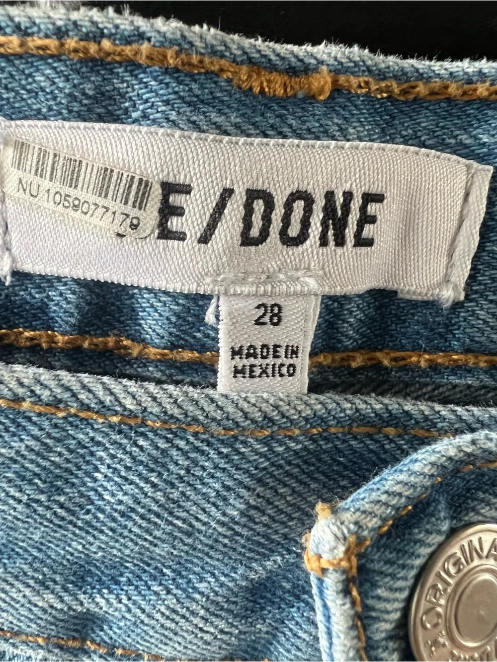 Re/Done Palazzo Jeans Size 28